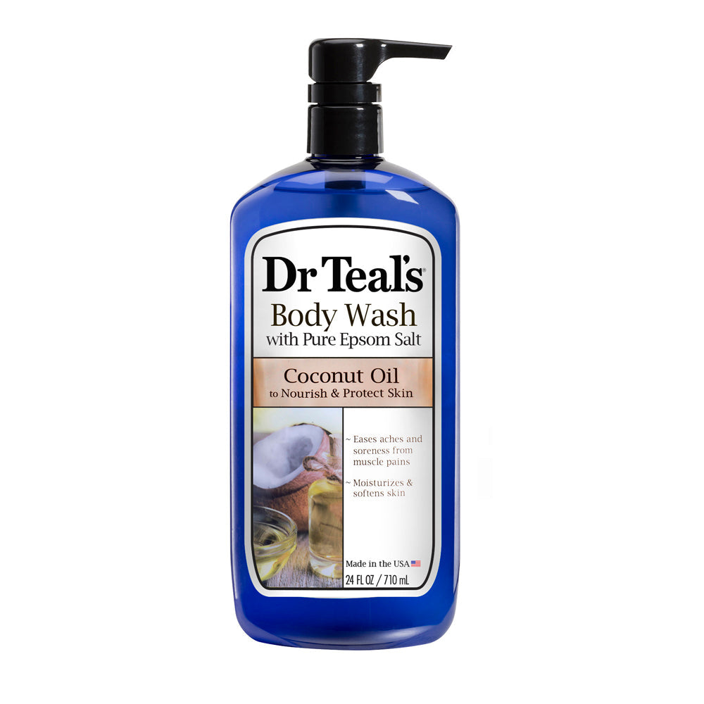 Dr Teals Body Wash Coconut Oil Nourish & Protect 24oz