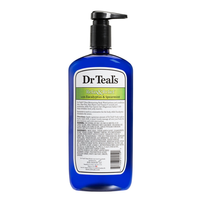 Dr Teals Body Wash Euclyptus/Spearmnt Relax 24oz