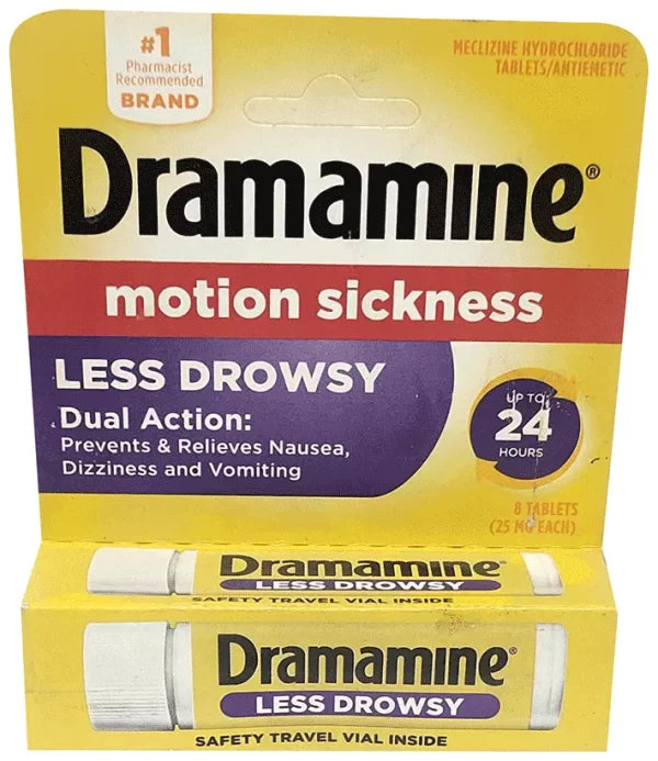 DRAMAMINE TB 25MG 16 L/D 24HR