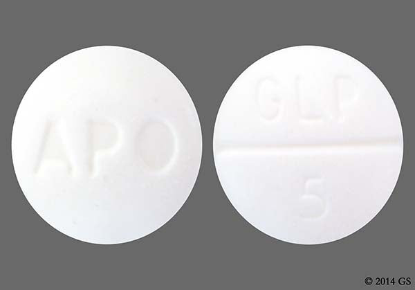 GLIPIZIDE TB 5MG 500