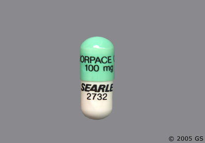 NORPACE CR CP 150MG 100