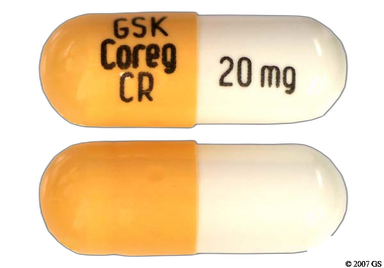 CARVEDILOL PHOS CP 20MG 30 ER