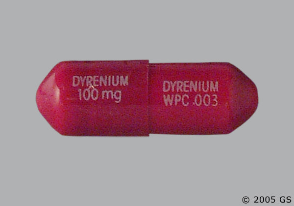 TRIAMTERENE CP 100MG 100