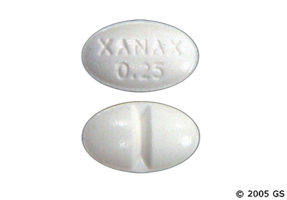 XANAX TB 0.25MG 100            C4