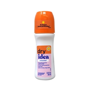 Dry Idea Deodorant 3.25oz Roll On Fresh Linen Antiperspirant