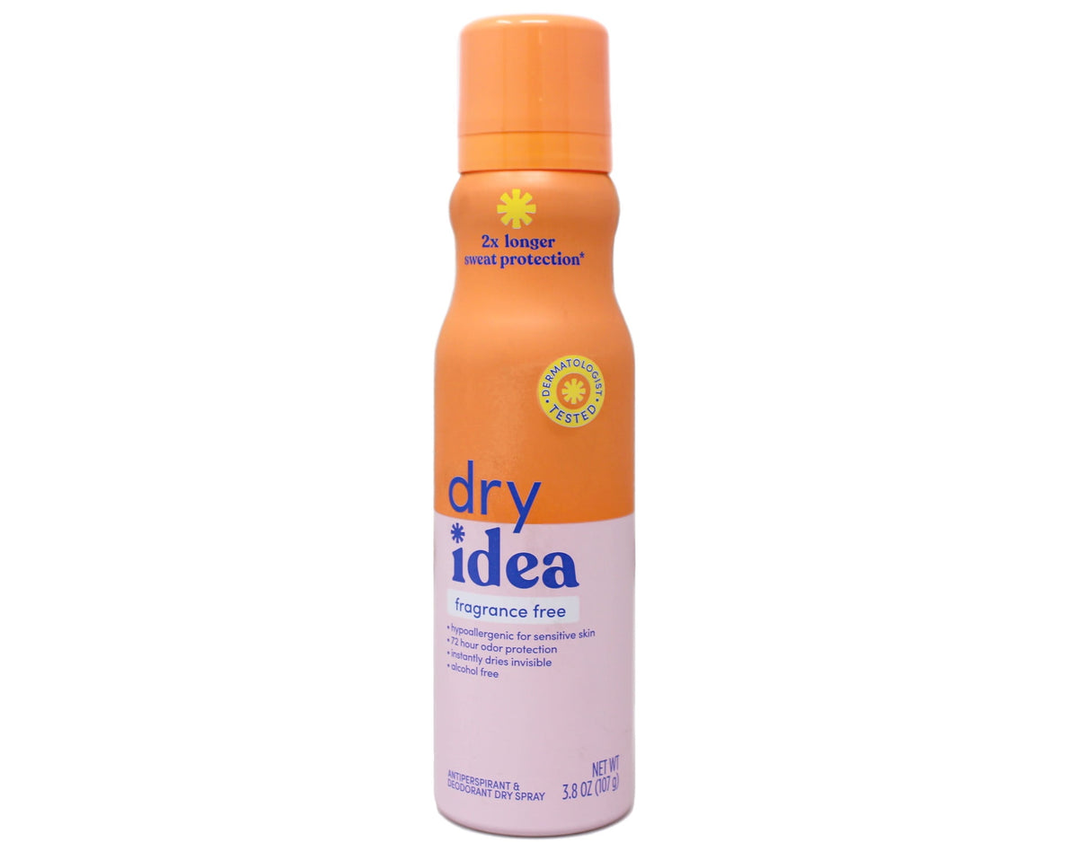 Dry Idea Deodorant 3.8oz Dry Spray Frag-Free Antipersprant