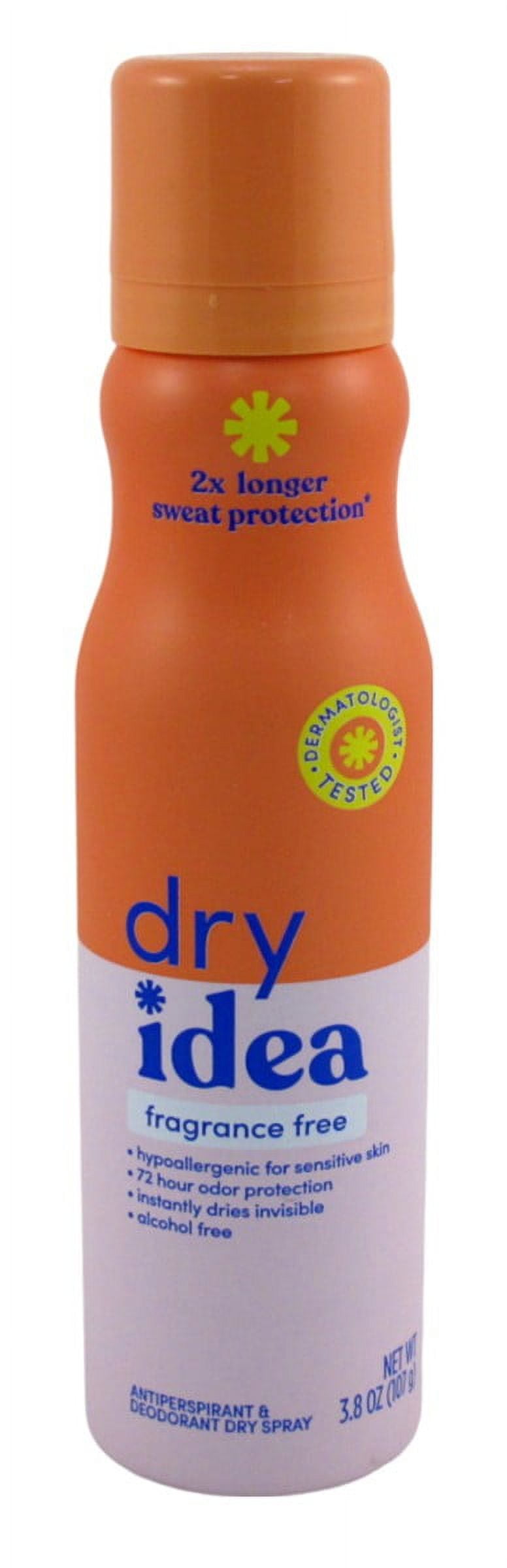 Dry Idea Deodorant 3.8oz Dry Spray Frag-Free Antipersprant