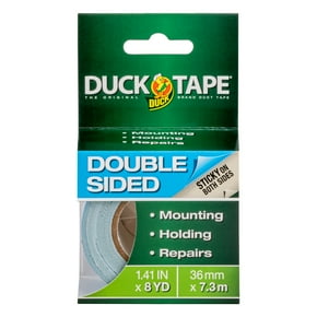DUCK Permanent Mounting Tape - White, 0.75" x 60"