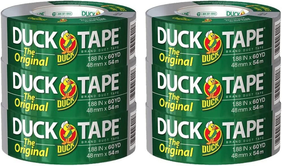 DUCK Original All Purpose Duct Tape - Silver, 1.88" x 45 yds