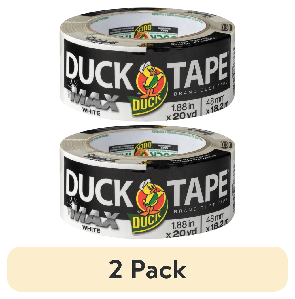 DUCK Color Duct Tape - White, 1.88" x 20 yds