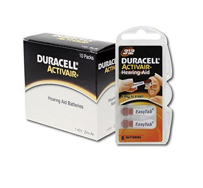 DURACELL HEARING AID DA312 BAT 8PK