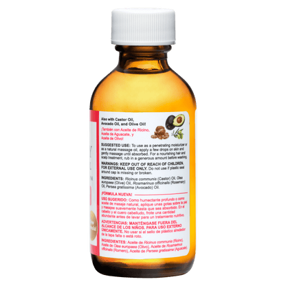 De La Cruz Rosemary Hair and Skin Oil, 2 oz