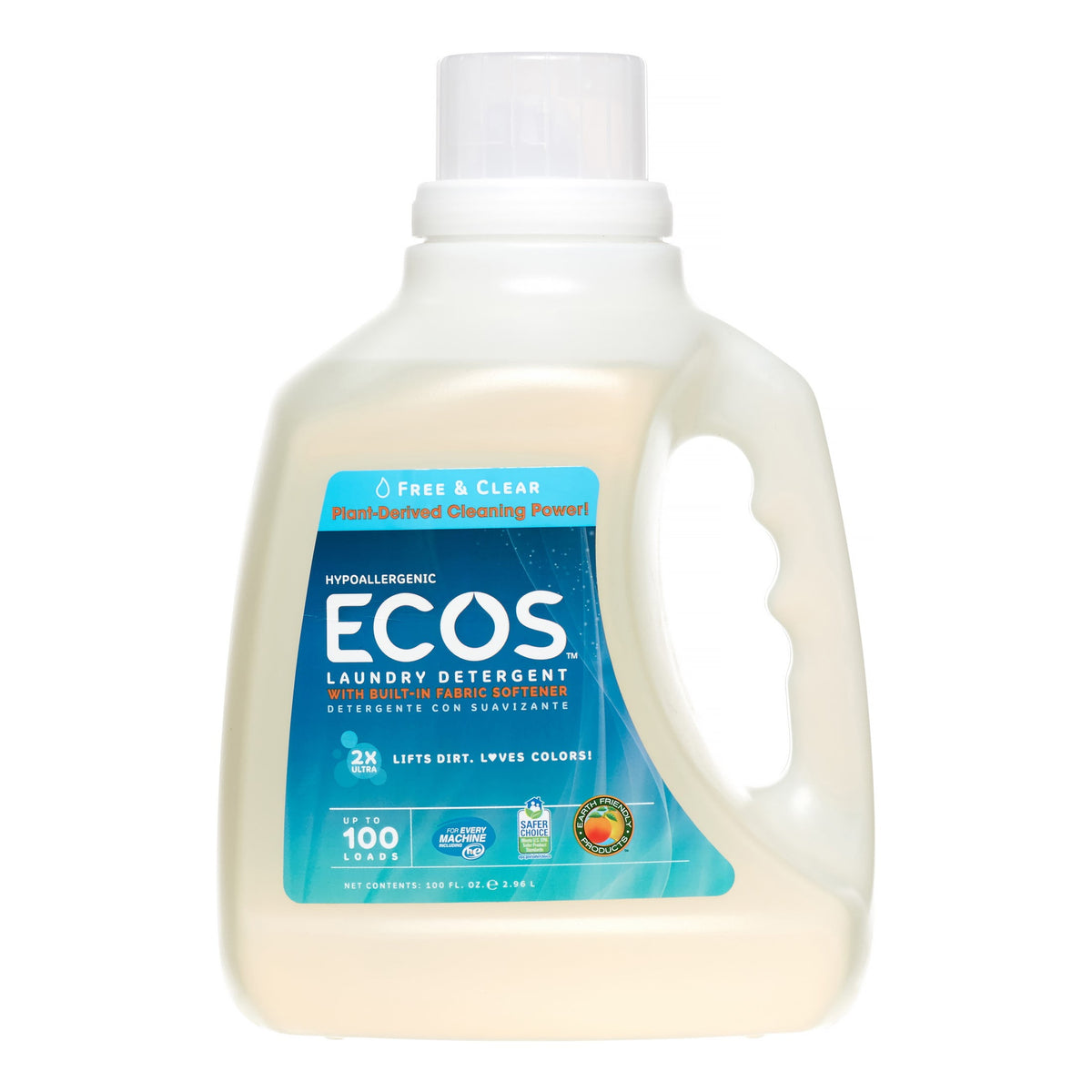 ECOS LAUNDRY DET,FREE&CLEAR