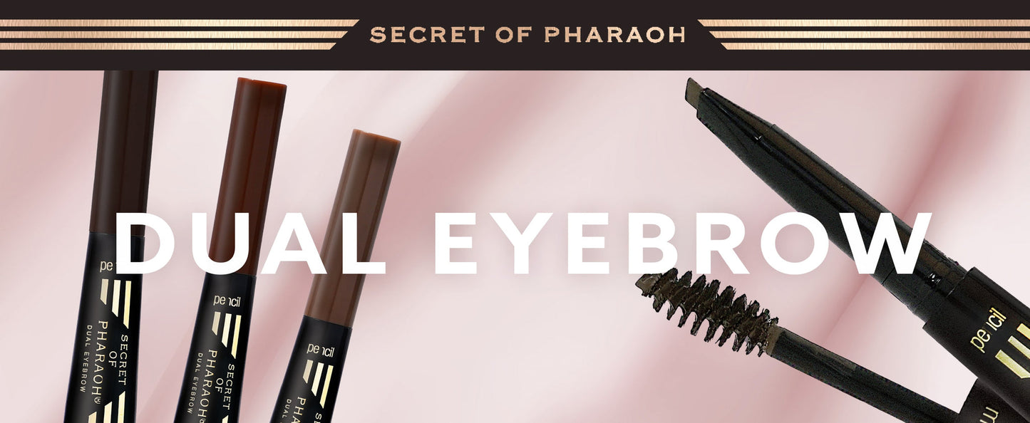 EBIN NEW YORK Secret of Pharaoh Dual Eyebrow Pencil & Gel - Natural Espresso