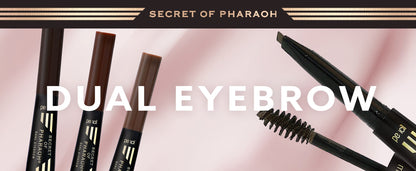 EBIN NEW YORK Secret of Pharaoh Dual Eyebrow Pencil & Gel - Natural Espresso