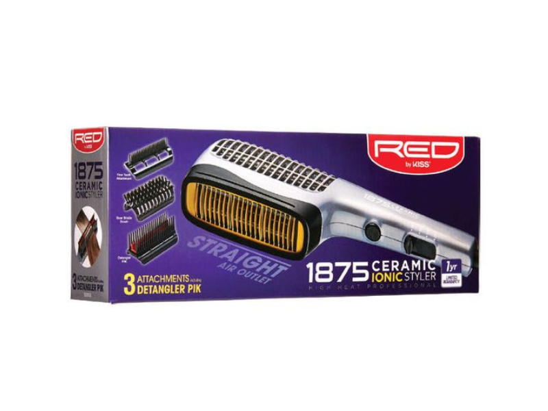 Kiss Red Styler 1875 Ceramic Ionic