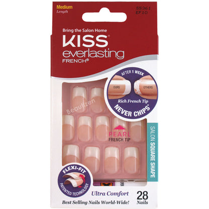 Kiss Everlasting French 28 Count Medium Flexi-Fit