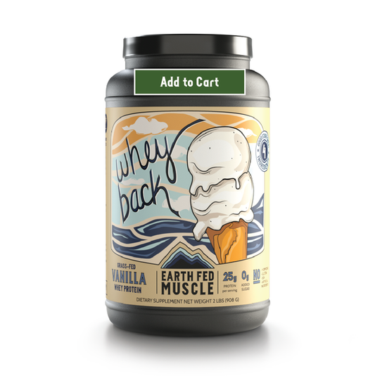 EARTH FED MUSCLE WHEY PROTN,VAN,WHEY BACK