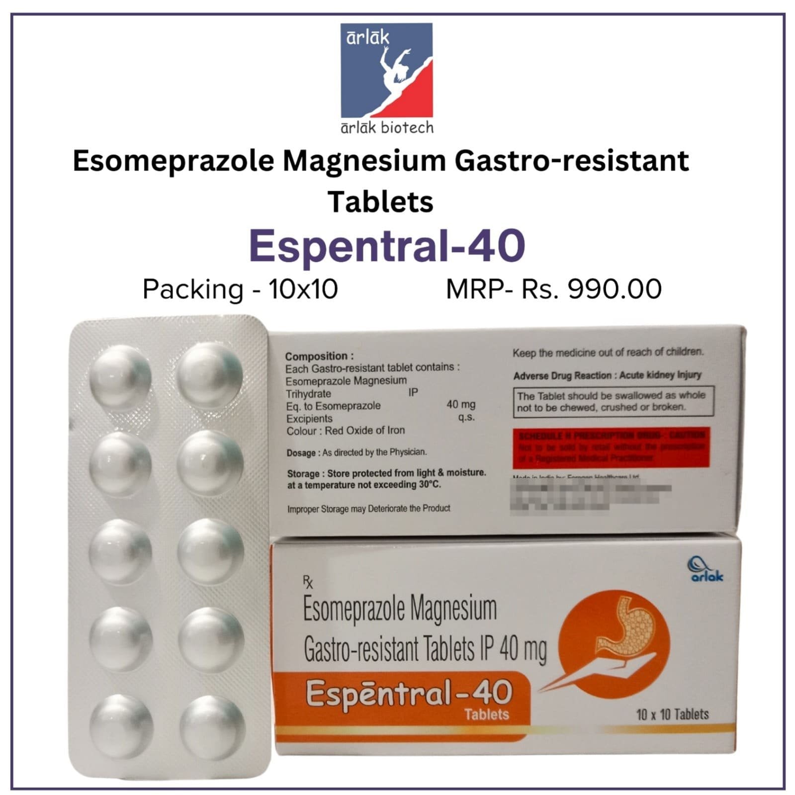 ESOMEPRAZOLE MG CP 40MG 90 DR