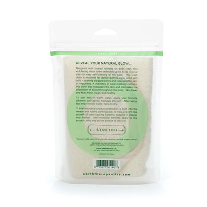 EARTH THERAPEUTICS WASH CLOTH,LOOFAH,EXFOLAT