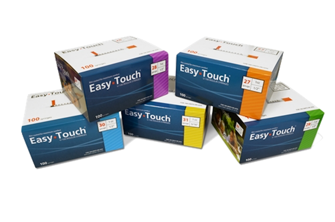 EASY TOUCH INSUL SYG 28G 1/2" 1CC 100CT
