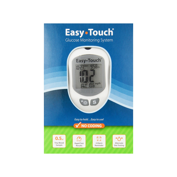 EASY TOUCH BLOOD GLUCOSE METER KIT