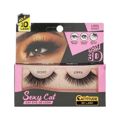 EBIN NEW YORK Cattitude Wild Cat 3D Lashes - Cleo