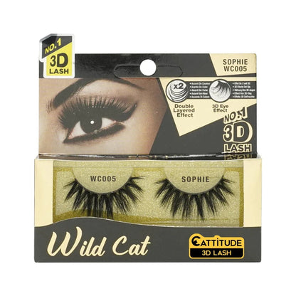 EBIN NEW YORK Cattitude Doll Cat 3D Lashes - Genevieve