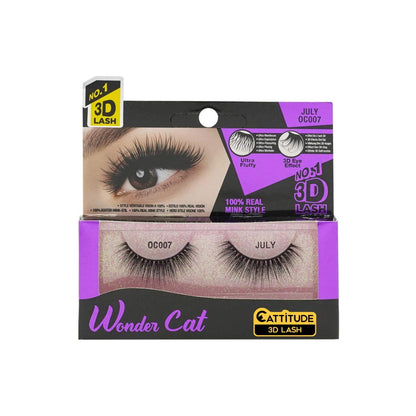 EBIN NEW YORK Cattitude Wonder Cat 3D Faux Mink Lashes - May