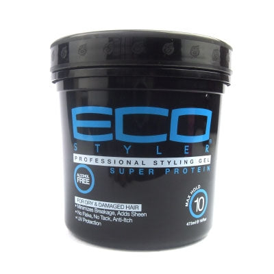 Eco Styler Styling Gel 8oz Blue/Black Super Protein