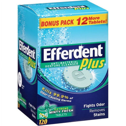 EFFERDENT FRESH/CLEAN TB 44 MINT