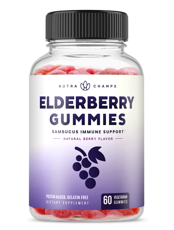 ELDERBERRY GUMMIES 100CT NAT MADE