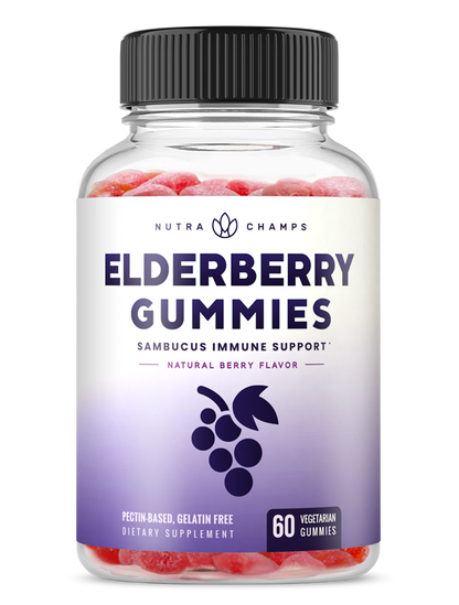 ELDERBERRY GUMMIES 100CT NAT MADE