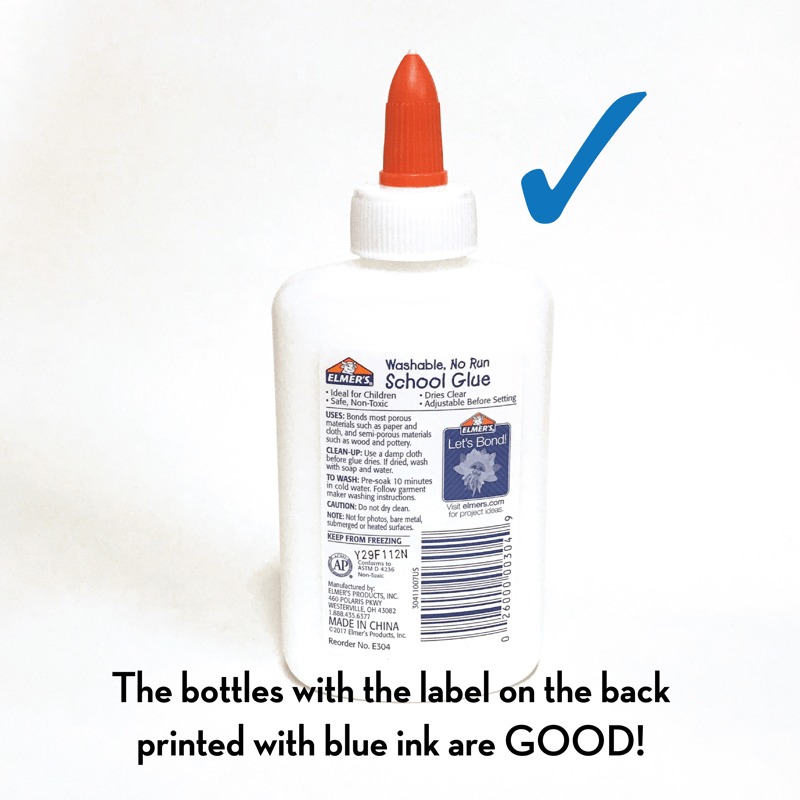 Elmer's Washable School Glue - White, 4 oz