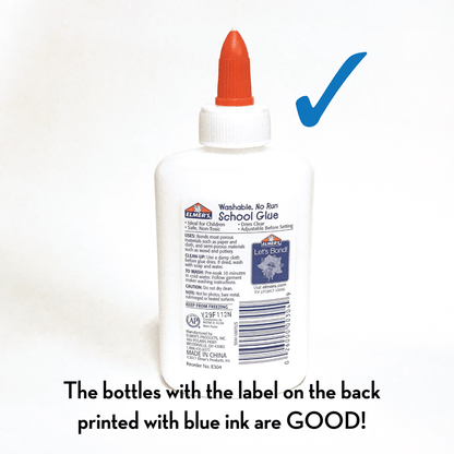 Elmer's Washable School Glue - White, 4 oz