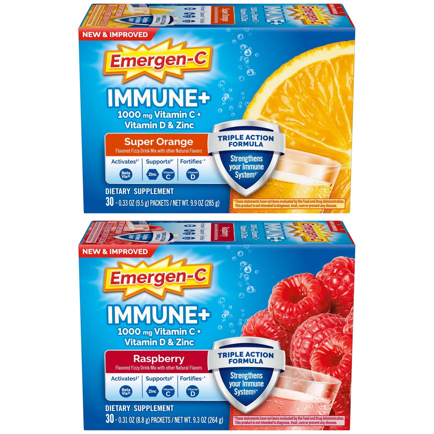 EMERGEN-C IMMUNE PL CW 42 ORANGE