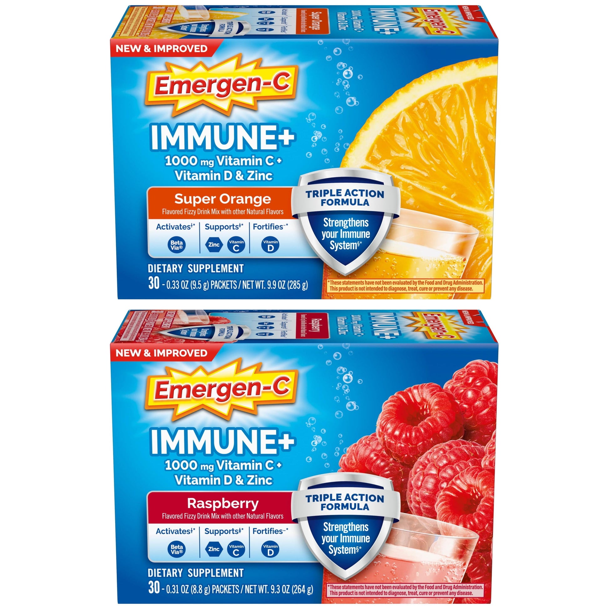 EMERGEN-C IMMUNE PL CW 42 ORANGE