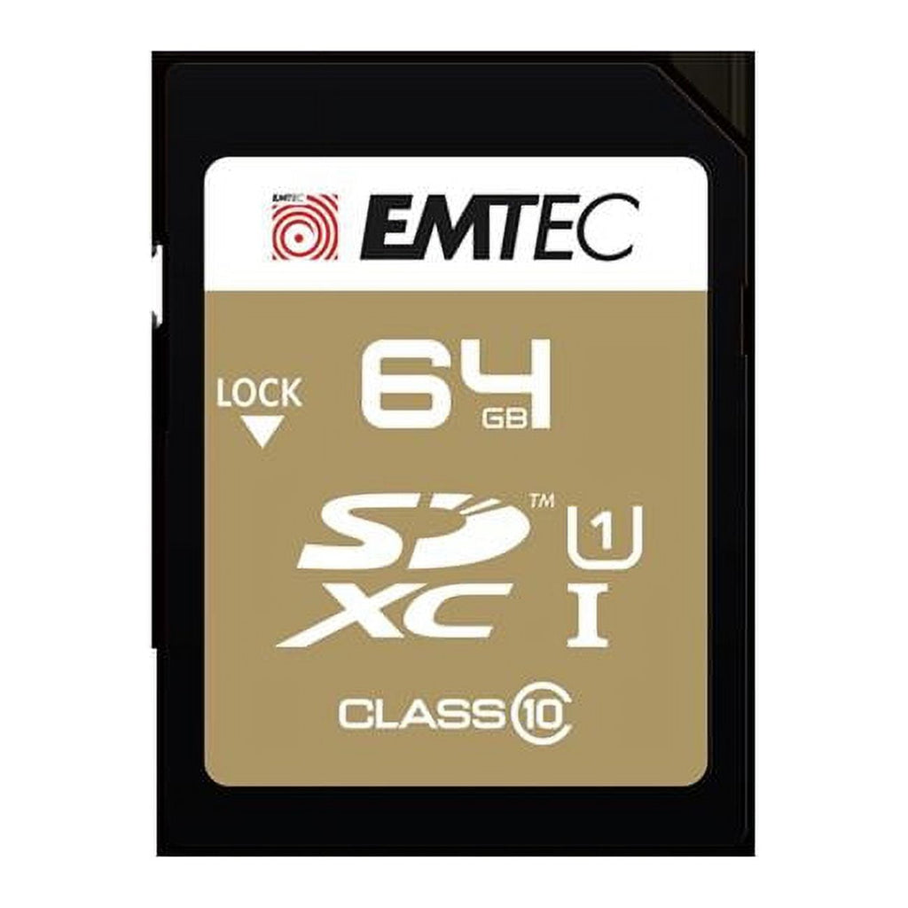 EMTEC Micro SD Gold Plus 16 GB Memory Card with Adapter