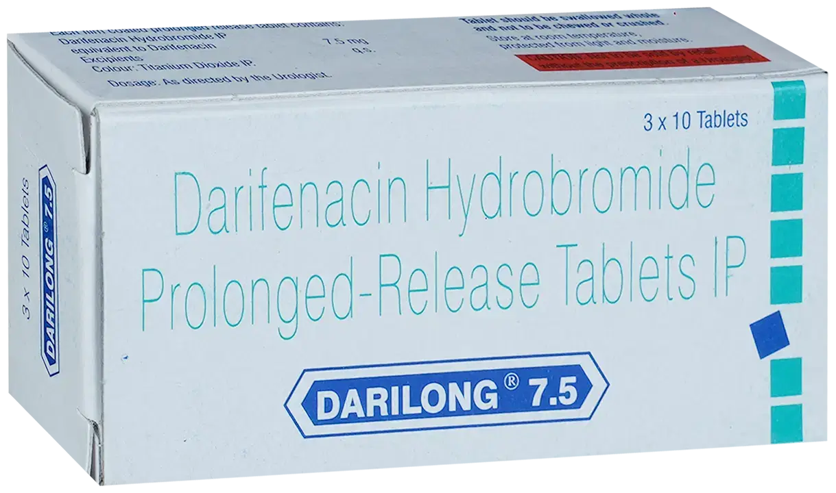 DARIFENACIN TB 7.5MG 30 ER