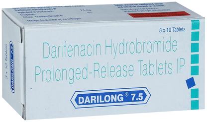 DARIFENACIN TB 7.5MG 30 ER