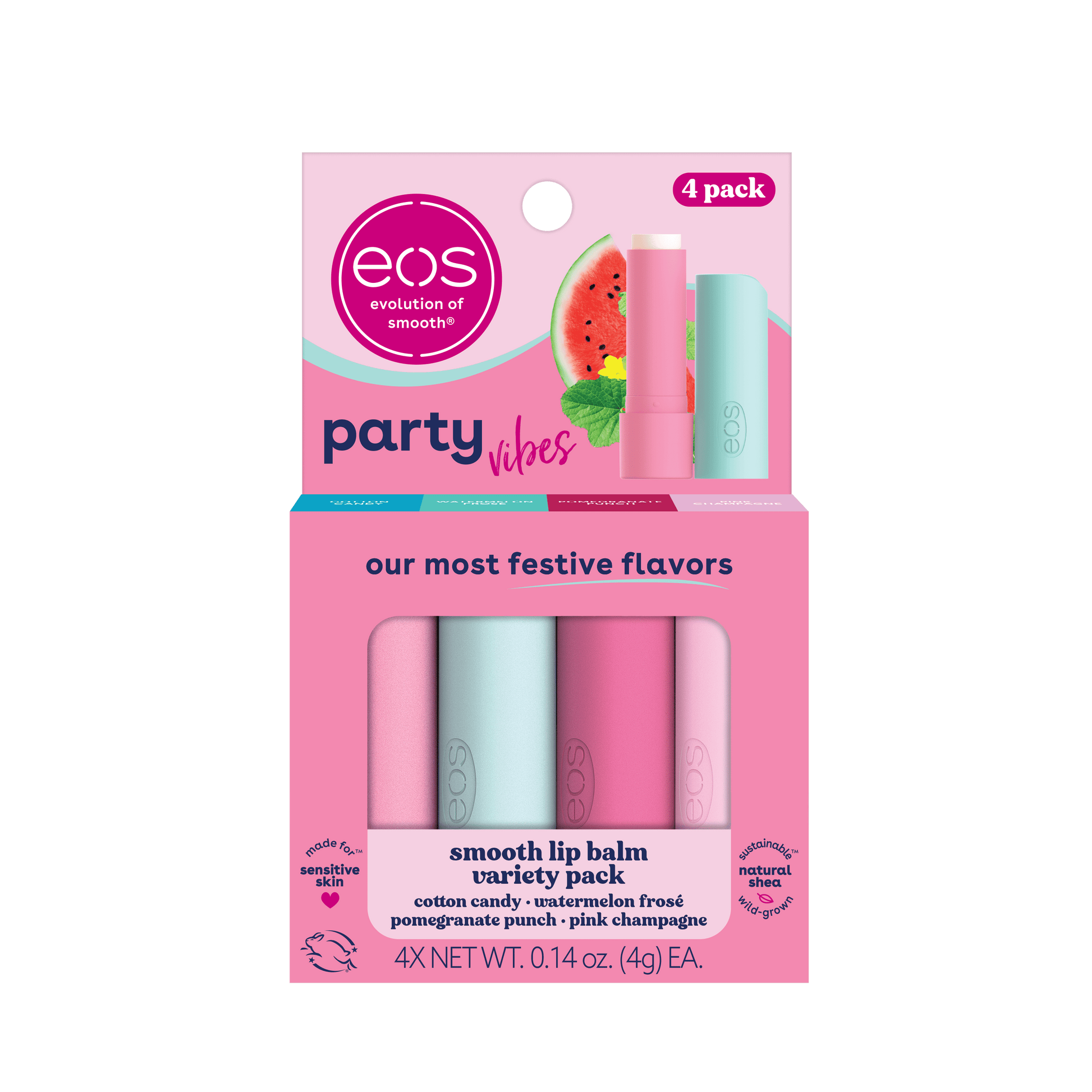 EOS LIP BALM 3PK JCY VIBE SPHR