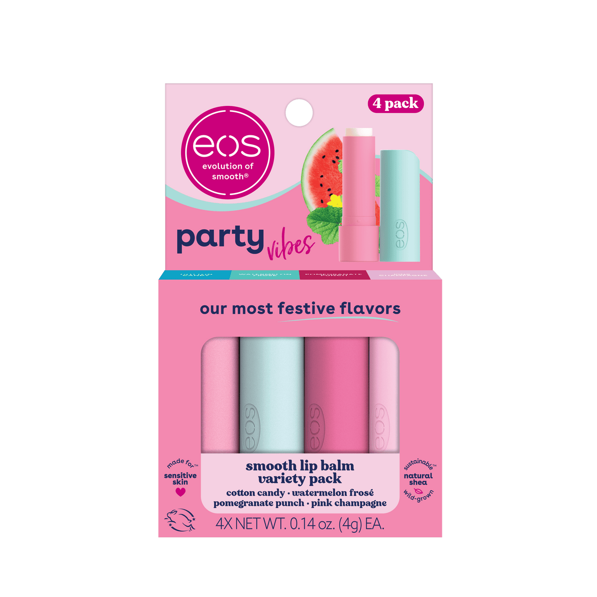 EOS LIP BALM 3PK JCY VIBE SPHR