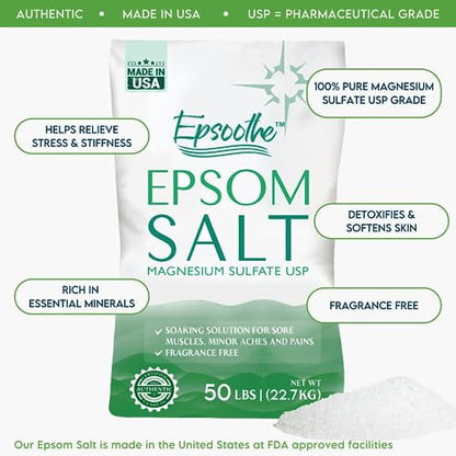 GNP EPSOM SALT POWDER 12X16OZ