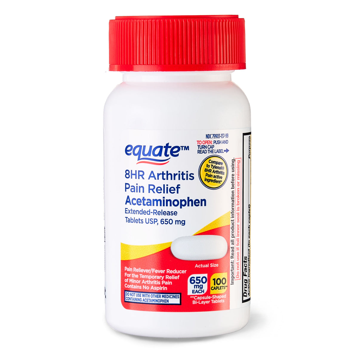 ACETAMINOPHEN 650 MG ER CPL 100