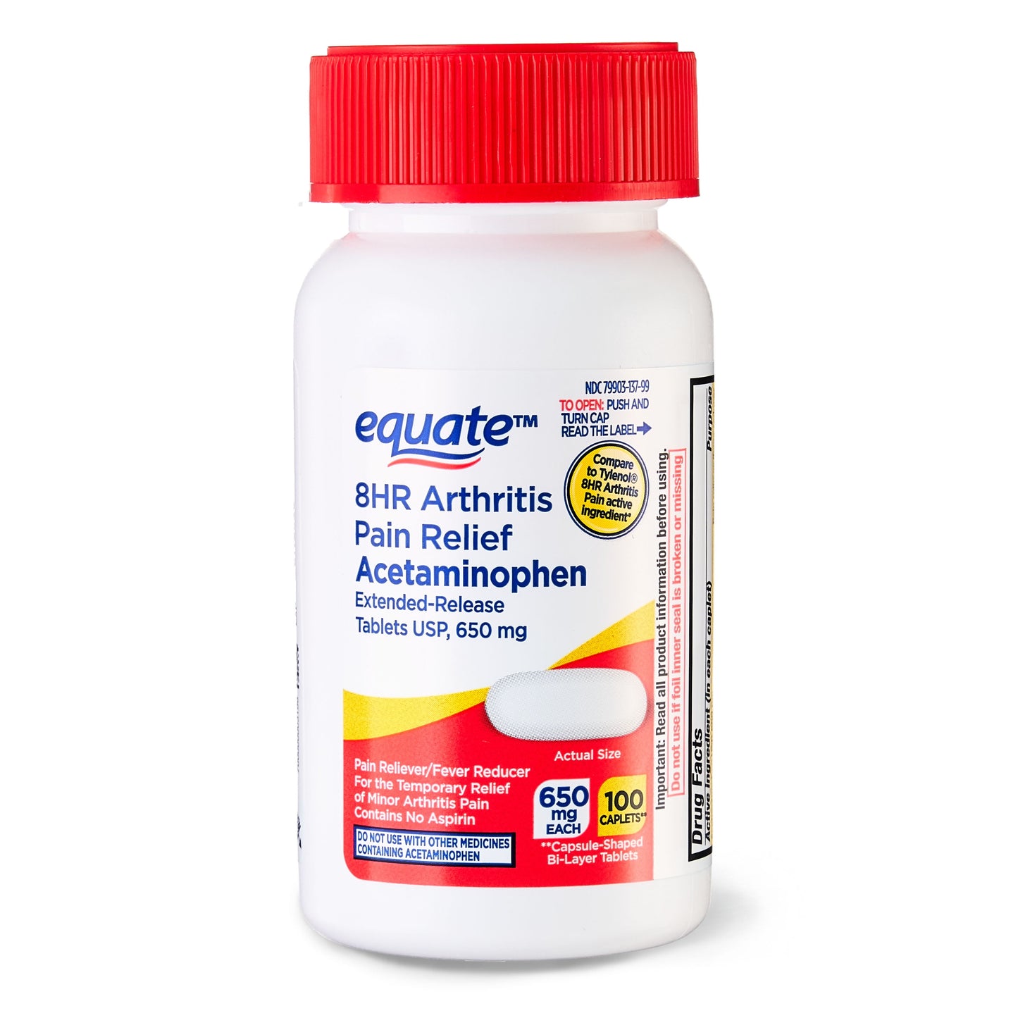 ACETAMINOPHEN 650 MG ER CPL 100