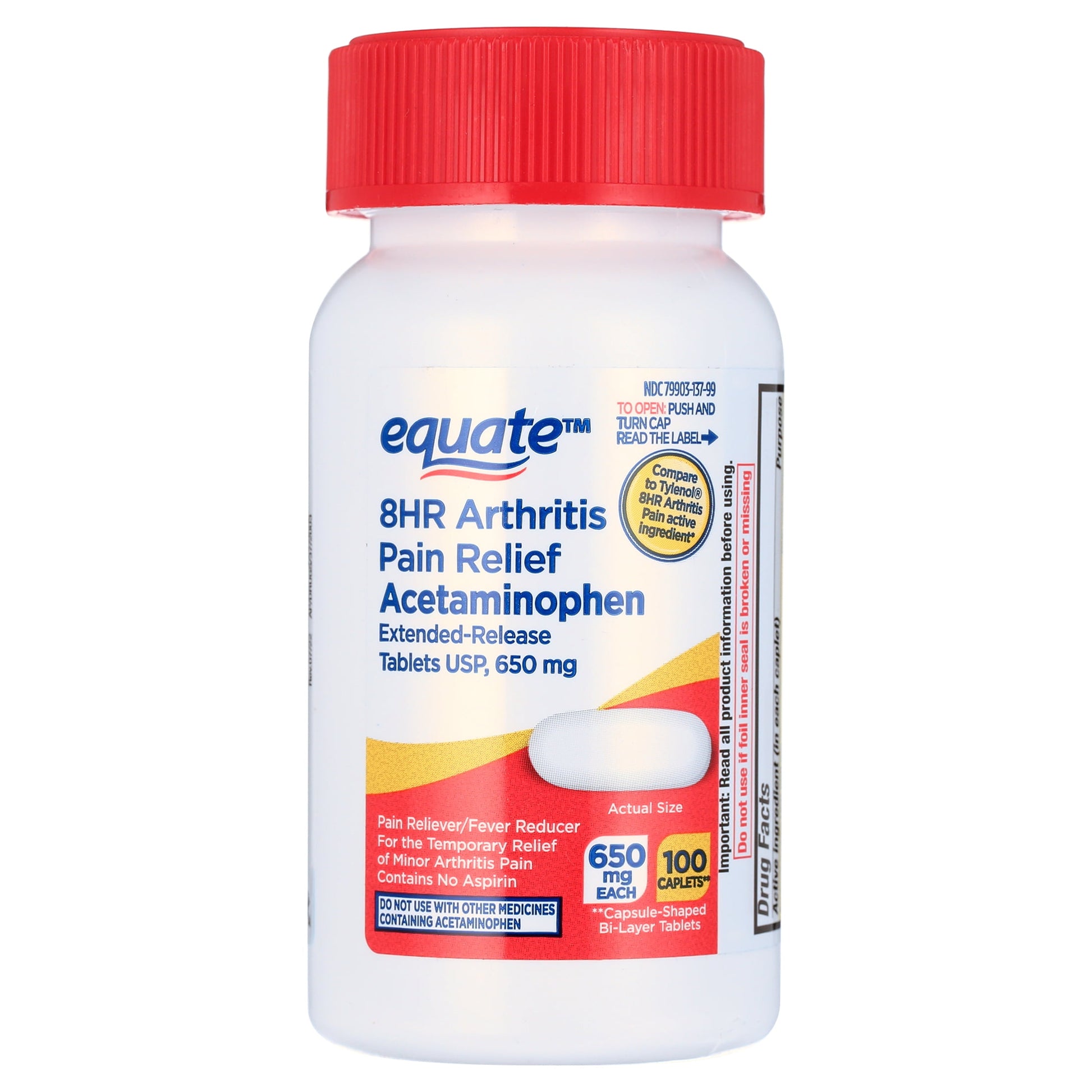 ACETAMIN TB 650MG 100 ER CPLT 8H