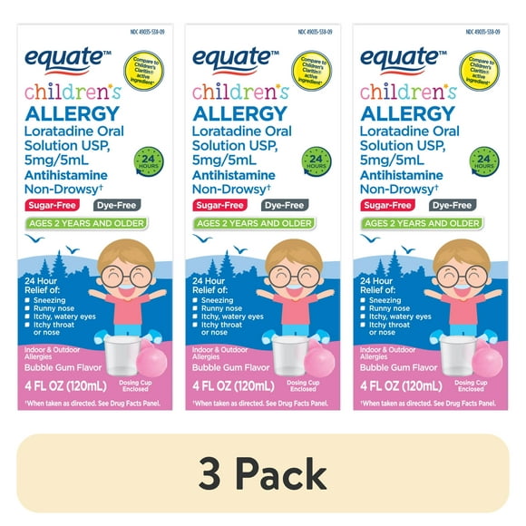 CHILDREN LORATADINE 5MG-5ML SOL 240ML