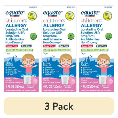 CHILDREN LORATADINE 5MG-5ML SOL 240ML
