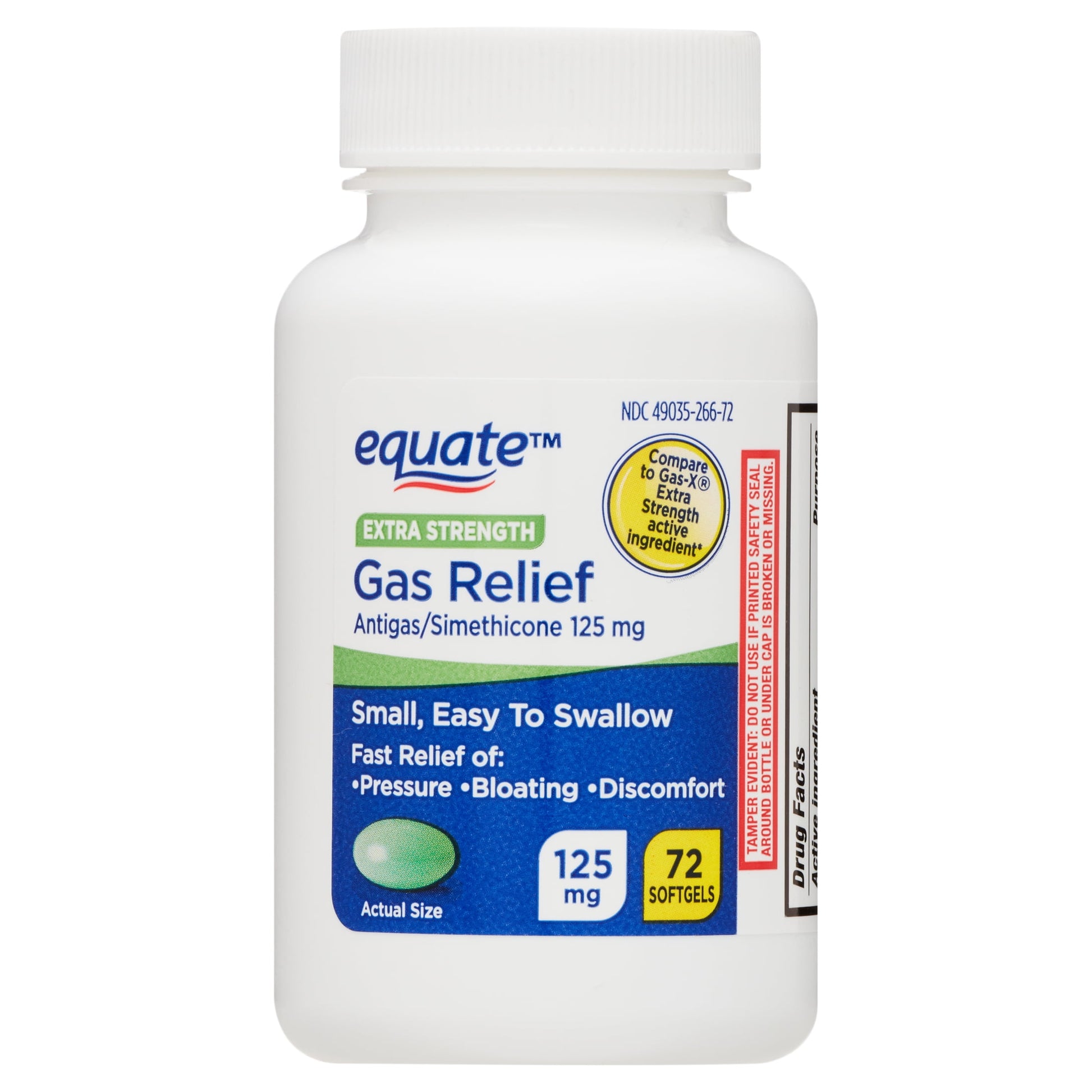 GNP GAS RELIEF 125 MG XS CHRY CHW TAB 18