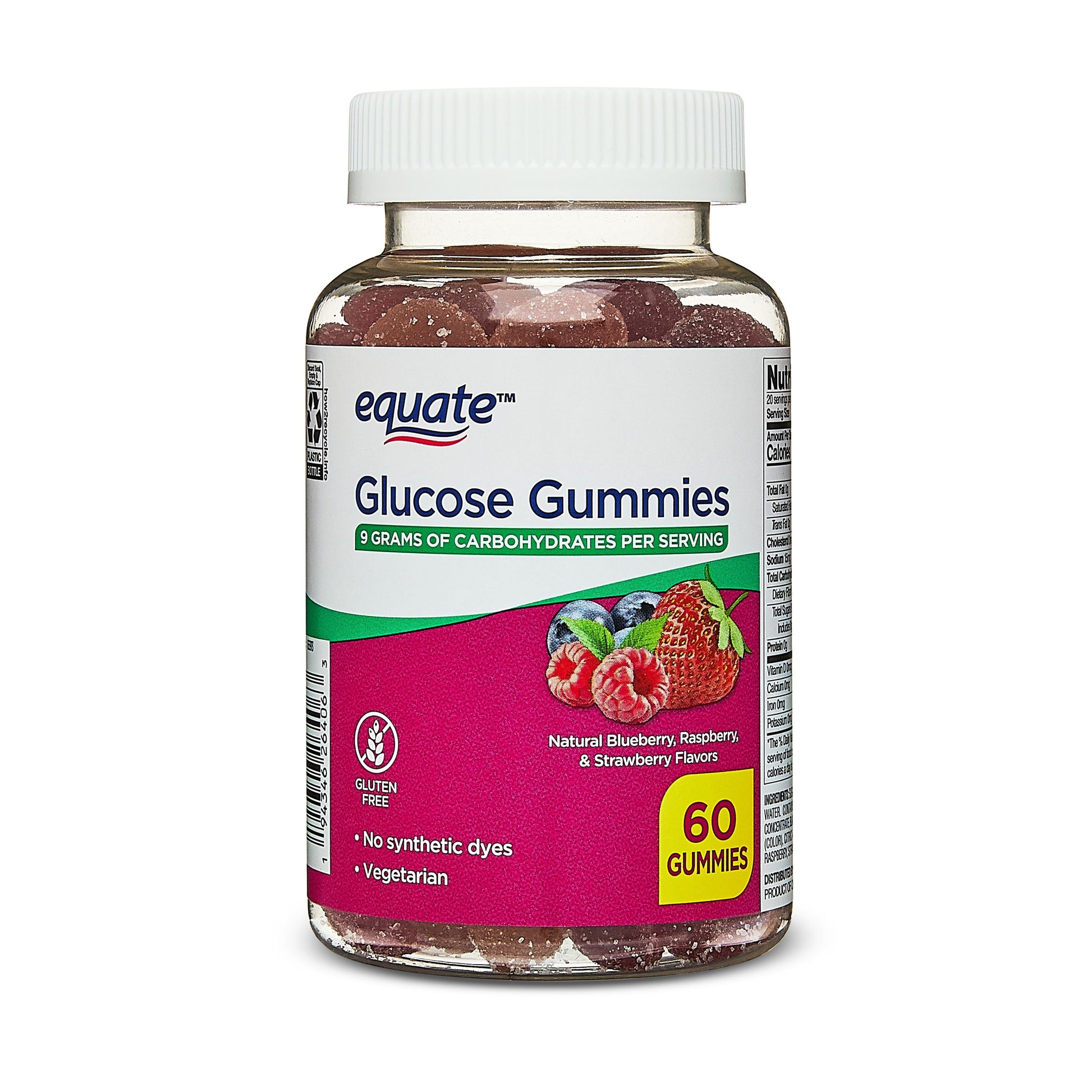 YUM VS GLUCOSE GUMMIES 60CT